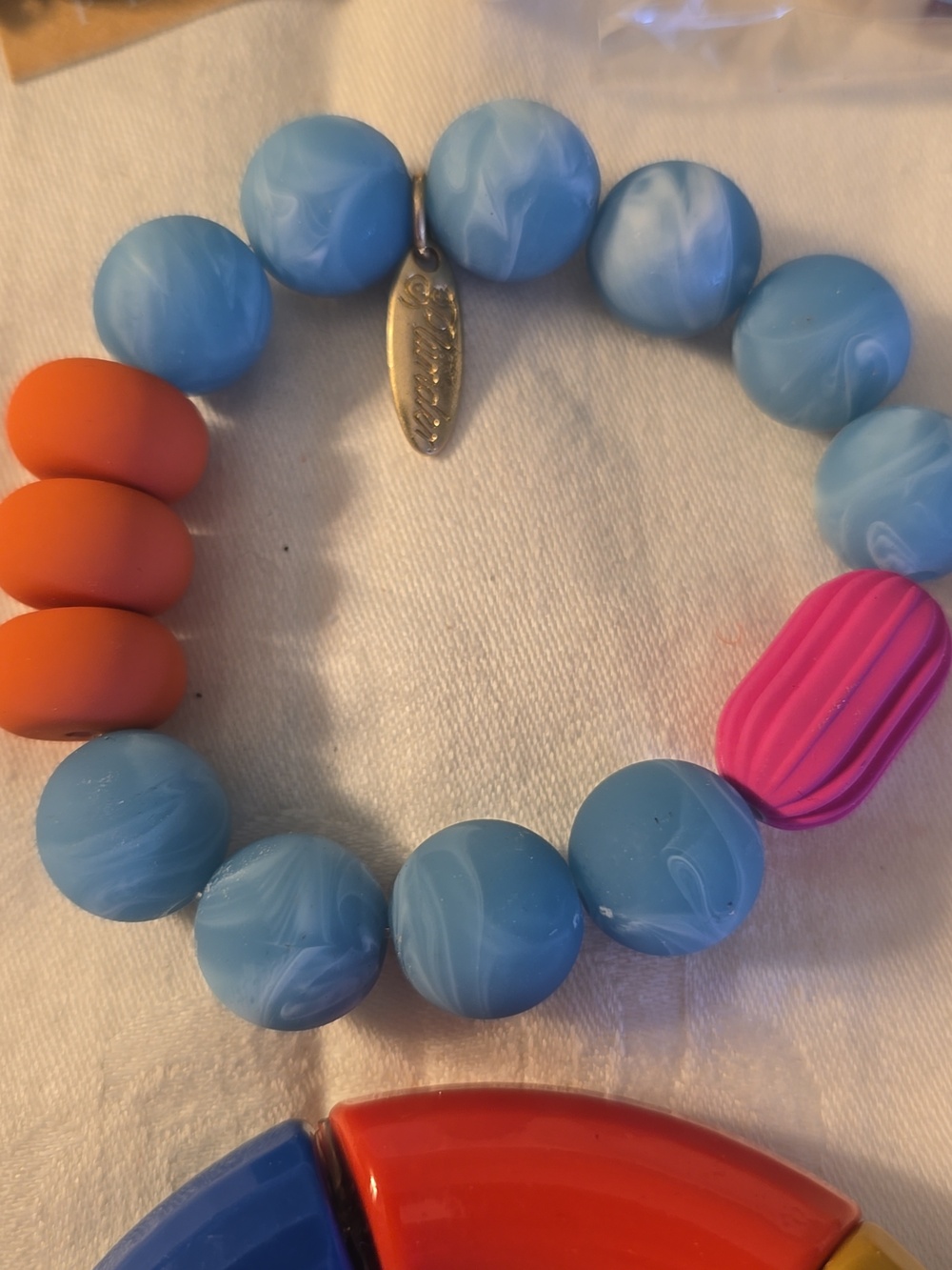 Plunder 8pc Jewelry Bundle,colorful Bead Bracelets & Earrings That Match All New - Picture 4 of 11